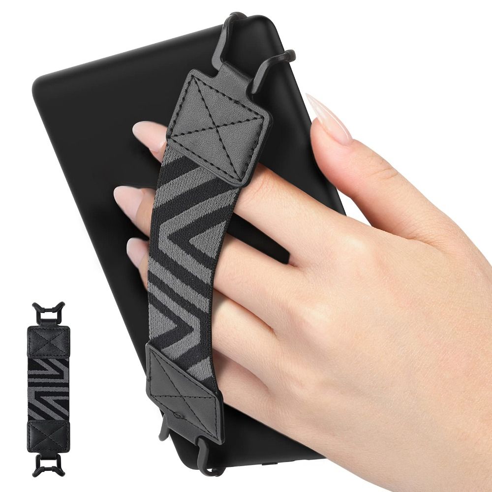 Kindle Tablet Accessories - PU Leather eReader Secure Hand Strap