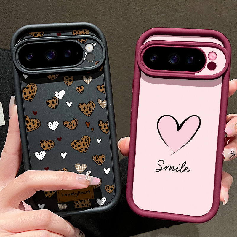 Love Heart Patterned TPU Phone - огляд і ціна Google Pixel 9