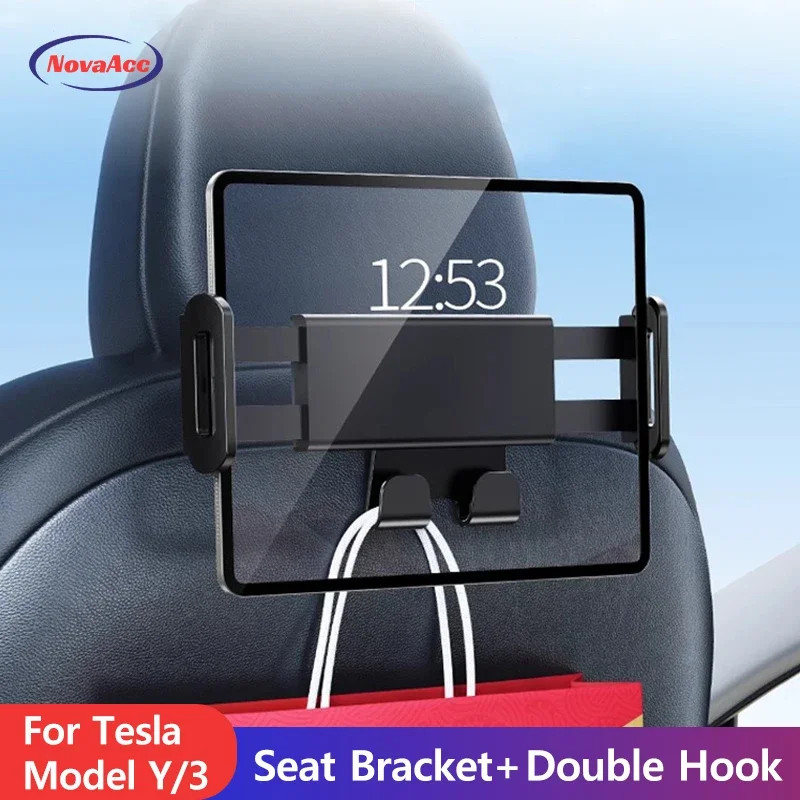 Car Headrest Mount Holder for  - огляд і ціна Tesla Tablet Accessories