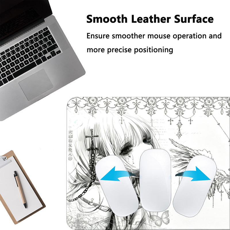 Leather Mousepad Black White A - огляд і ціна Tablet With All Accessories