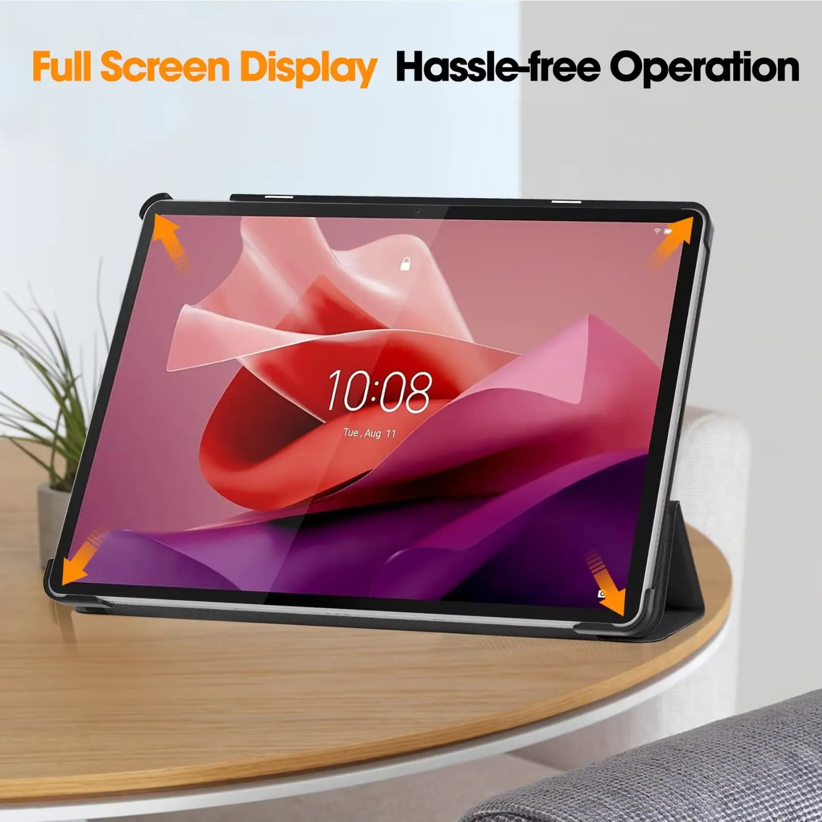Tri-fold Magnetic Leather Stan - огляд і ціна Lenovo Tablet P12 Accessories