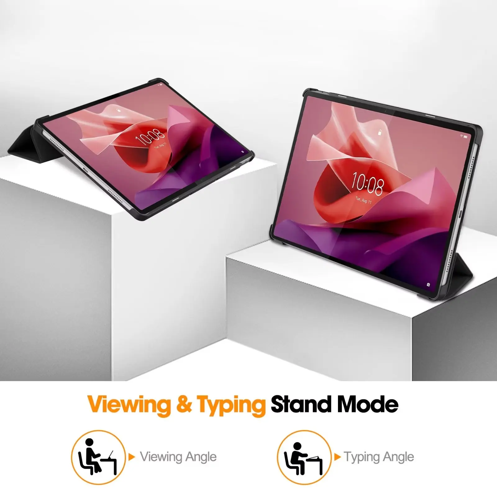 Tri-fold Magnetic Leather Stan - огляд і ціна Lenovo Tablet P12 Accessories