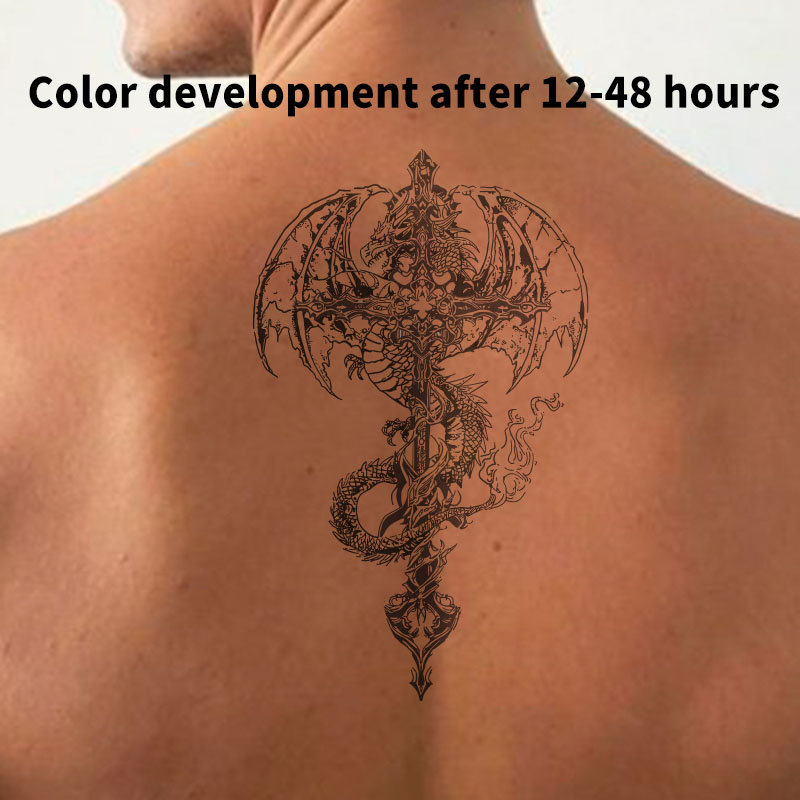 Temporary Tattoos Dragon Cross - огляд і ціна Hotwav Tablet Accessories